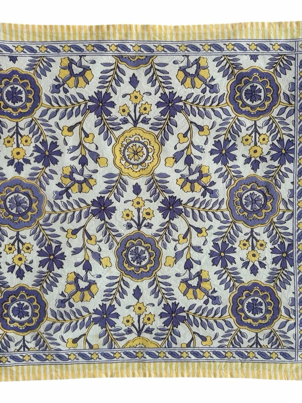 Williams Sonoma Nappe En Fleur set of TWO fabric napkins